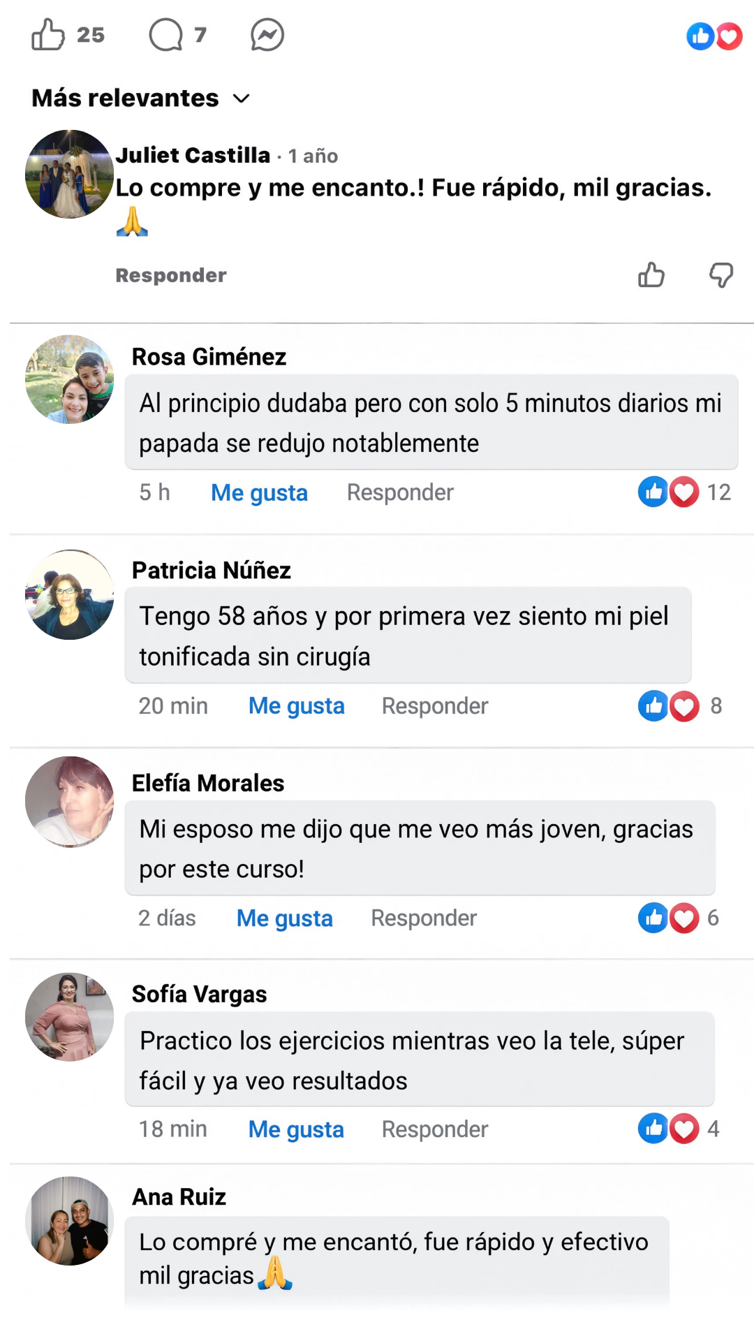 Comentario de Facebook 1