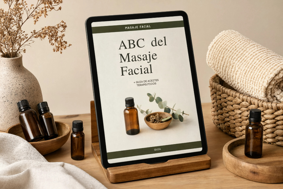 ABC del masaje facial y guía de aceites terapéuticos