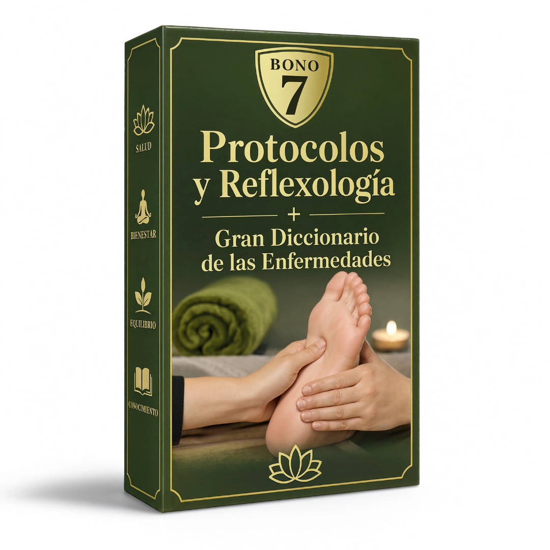 Protocolos y reflexología, diccionario de enfermedades
